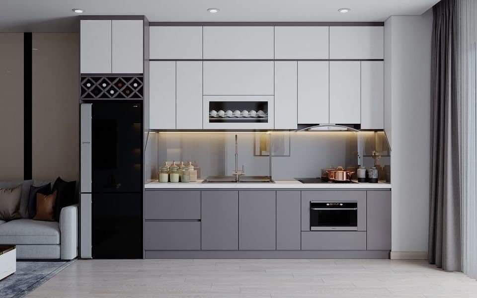 TỦ BẾP MELAMIN THAI LAN 06